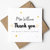 Thank You For Being A Great Teacher, Personalised Teacher Card