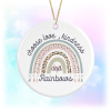 Self Love Ceramic Hanging Decoration - Choose Love, Kindness and Rainbows Boho Rainbow