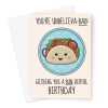 Cute Bao Bun Birthday Card - Asian Food - A5 Portrait - 1 Card