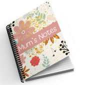 Personalised A5 Notebook - Pretty Floral