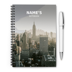Empire State Building - New York - A5 Notebook - Single Note Book