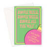 Christmas Wishes For Friend - Single Lady Xmas Card - A5 Portrait - 1 Card