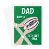 Funny Rugby Father's Day Card For Dad - A5 Portrait - 1 Card