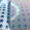 Snowflake Stickers, Blue & Opal Mix, 100 Stickers total