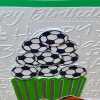 Handmade Football Cupcake Birthday Card