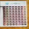 Butterfly Stickers 1cm wide 120 in a set - Pink
