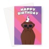 Chocolate Labrador Dog Birthday Card - A5 Portrait - 1 Card