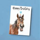 Birthday Card For Horse Lover Card For Pony Owner Birthday Card For Mum or Sister Happy Birthday Card For Friend