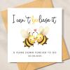9 Year Anniversary Card For Husband, Wife 9th Anniversary Card, Happy 9th anniversary 9 year Card Funny Greeting Card wife husband