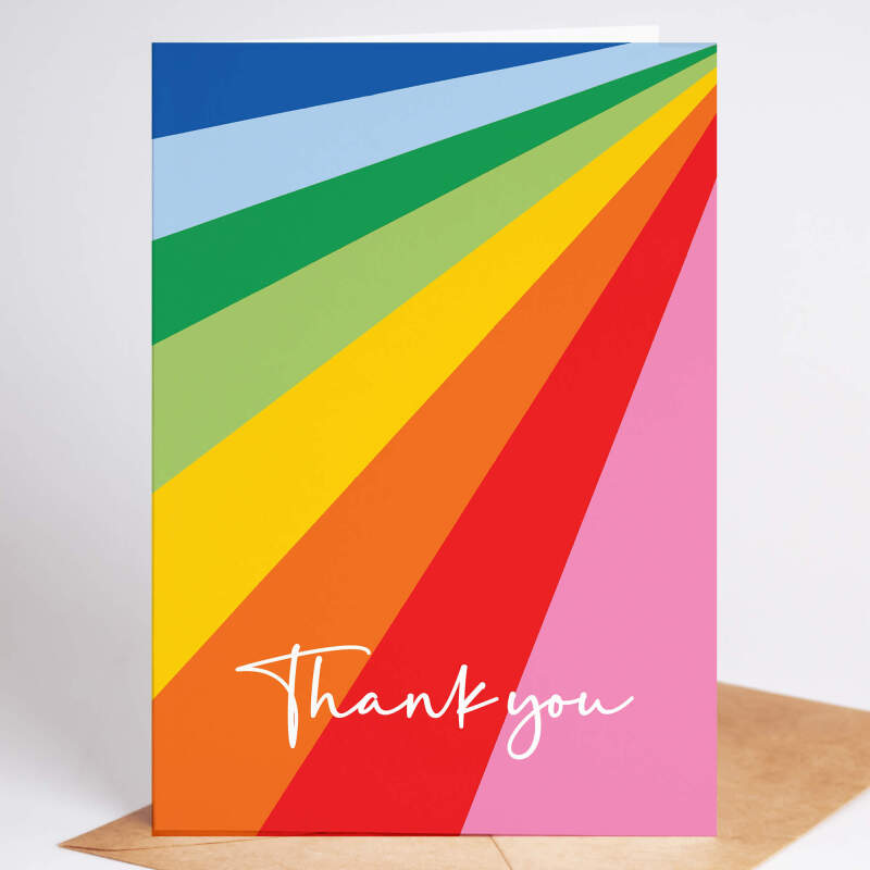 Thank you cards multipack with envelopes 6/12/24/48 - A6 - 4.1" x 5.8" - Set of 6 Cards