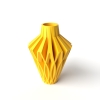 The Javero Vase, Modern and Unique Home Decor for Dried and Preserved Flower Arrangement - Black - Large