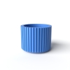 The Zelno Planter Pot with Drainage Tray & Stand Included - Black - 3"