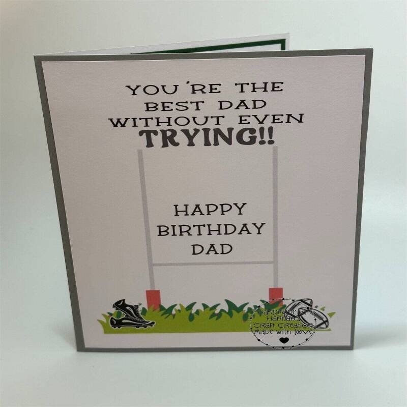 Unique Rugby Pop-Up Card - Perfect for Sports Lovers!