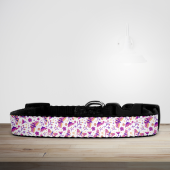 Nature Collection Pink Butterfly Print Dog/Puppy Collar