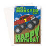 7th Birthday Card Monster Truck - A5 Portrait - 1 Card