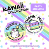 Party Thank You Stickers *New Designs* - Matt - Chubbicorn