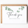 Thank You Eucalyptus Wedding Cards - A6 - 4.1" x 5.8"