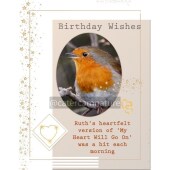 Birthday Card - Robin