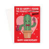 Funny Boyfriend Happy Anniversary Card - A5 Portrait - 1 Card