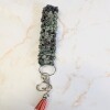 Crocheted wristlets with key chain