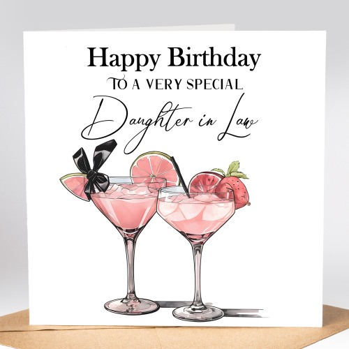 Happy Birthday daughter in law, daughter in law birthday card, happy birthday