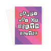 Bestie Birthday Card For Her - A5 Portrait - 1 Card