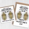 Here's a pair of knockers you can stare at without getting a slap funny, rude, breasts, boobs, tits, Valentines card (A6/A5/A4/Square 6x6") - A6: Single card