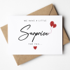 We Have a Little Surprise for You Balloons Pregnancy Reveal Cards - A6 - 4.1" x 5.8"