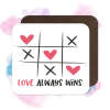 Valentine's Day Coaster - Love Always Wins