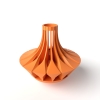 The Savi Short Vase, Modern and Unique Home Decor for Dried and Preserved Flower Arrangement - Black