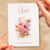 Birthday Card For Aunt Card For Her Birthday Card for Aunt Luxury Card For Aunt Birthday Card for Loved One Aunt Card Birthday Flower Card - Small (4x6) / Blank Message