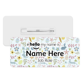 #hello my name is... Name Badge - Cute Easter Pattern