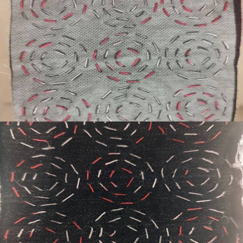 Washable Sashiko Transfers | Removable Visible Mending Transfers
