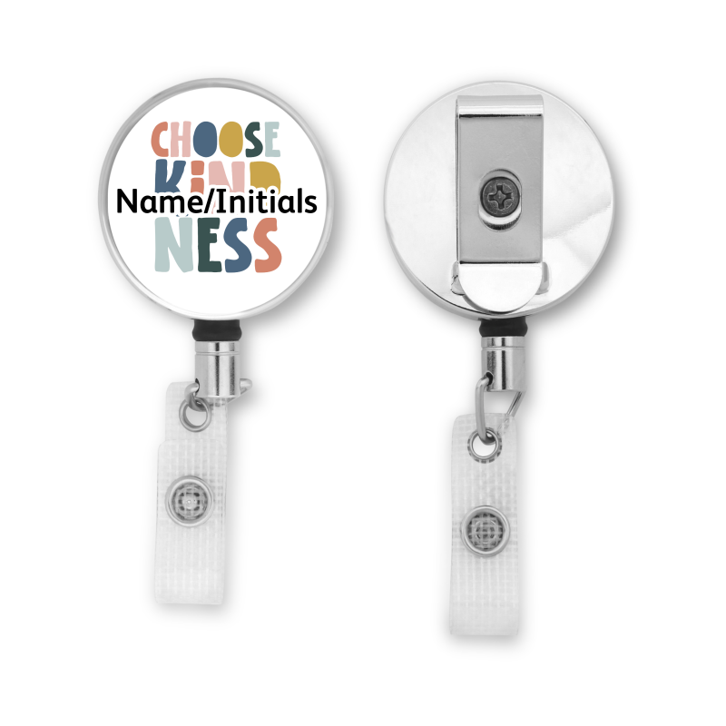 Personalised Metal ID Reel - Choose Kindness