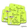 Coaster - Appletini Cocktail Personalised Coaster, Personalised, Fathers Day gift, Christmas Coaster, Secret Santa, Birthday Gift, Home Bar.