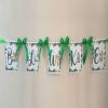 Personalised Baby Safari Banner,Wild One Name Banner,Baby Safari Nursery Decor - Without bows