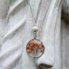 Sunstone and Howlite Necklace- Optimism