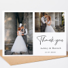 Thank You Wedding Cards | Personalised Photo Wedding Thank You Cards Personalised Thank You Card From Bride and Groom | Wedding Photo Card - A6 - 4.1" x 5.8"