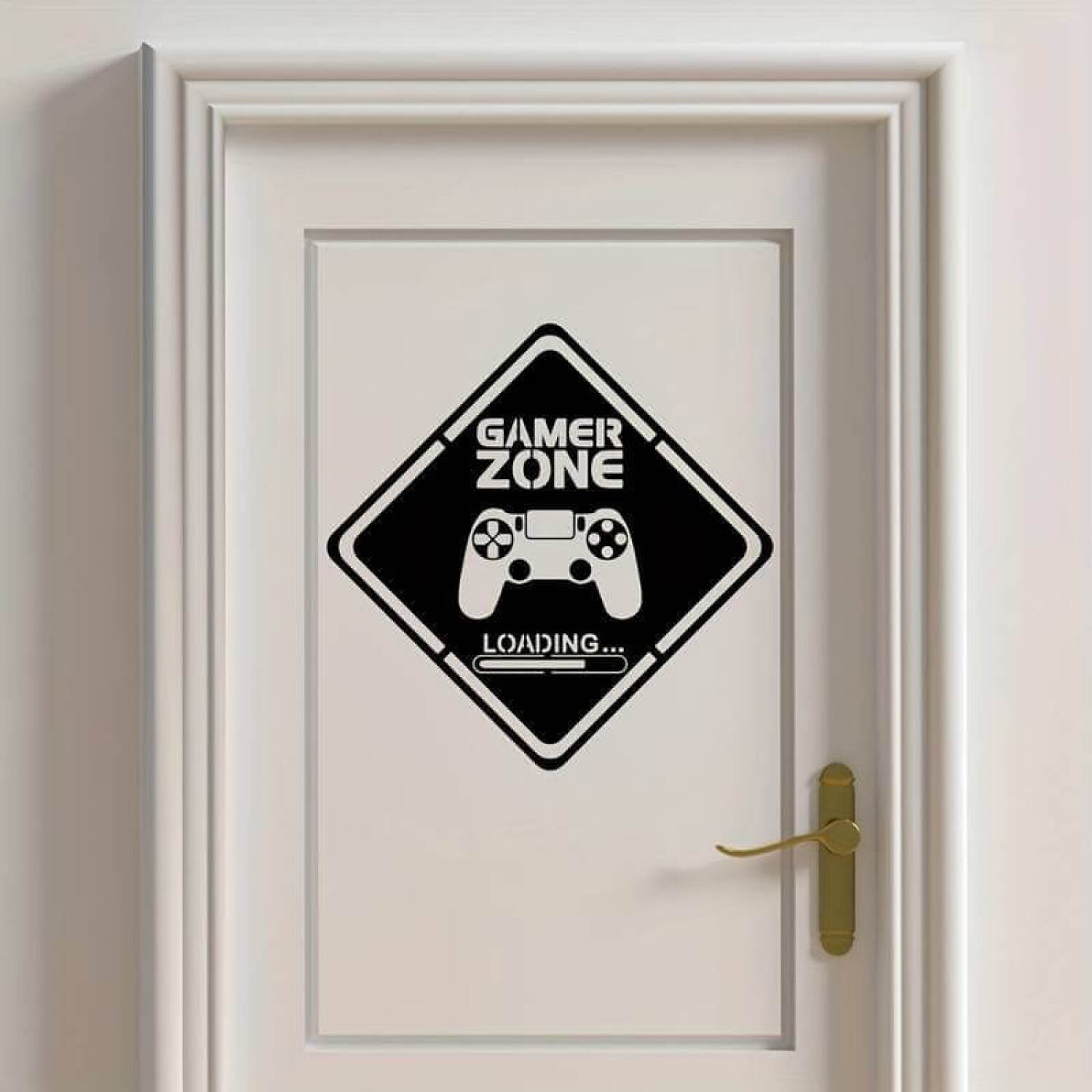 Gamer Zone Door Decal