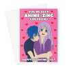 Amazing Girlfriend Anime Valentine's Day Card - A5 Portrait - 1 Card