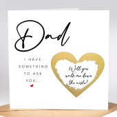 Will You Walk Me Down The Aisle Scratch Reveal Card