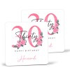 Personalised 30th Birthday Coaster - Personalised  Coaster 30th Birthday Gift For For Her Personalised Gift - Thirty Birthday Coaster - Single Coaster