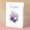 Birthday Card For Daughter Card For Her Card for Daughter Luxury Card For Daughter Birthday Card for Loved One Daughter Card Birthday Flower - Small (4x6) / Blank Message