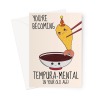 Funny Birthday Card - Tempura Shrimp Joke - A5 Portrait - 1 Card