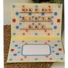 Handmade Scrabble Pop Up Box Card