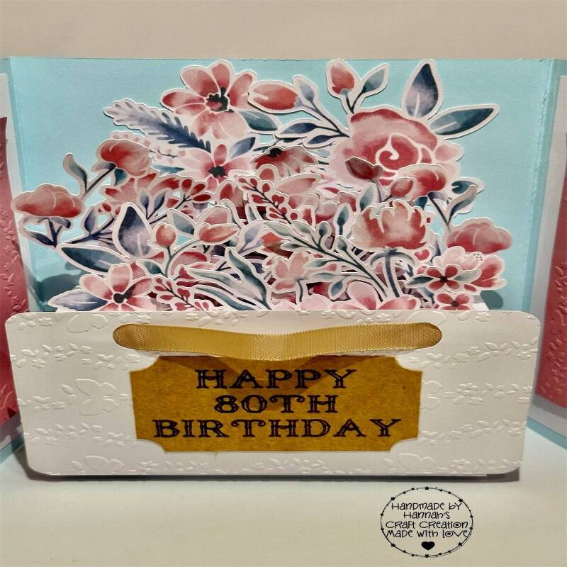 Basket of flowers Pop Up Card
