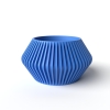 The Hendro Planter Pot with Drainage Tray & Stand Included - Matte Dark Green - 3"