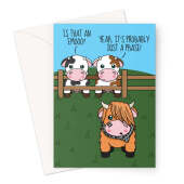 Birthday Card For An Emo - Funny Cow Joke