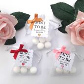 69p each,FULLY ASSEMBLED Personalised Wedding Favour,Mint to be Wedding Favour