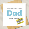 Fathers Day Card | Reduced Sticker Funny Father's Day Card